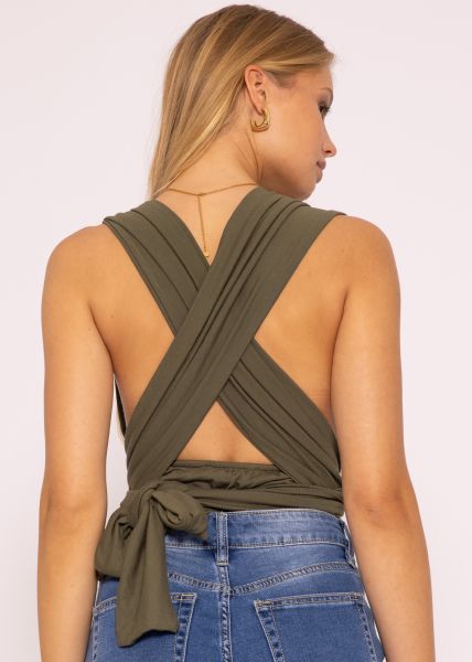 Multiway-Top, khaki