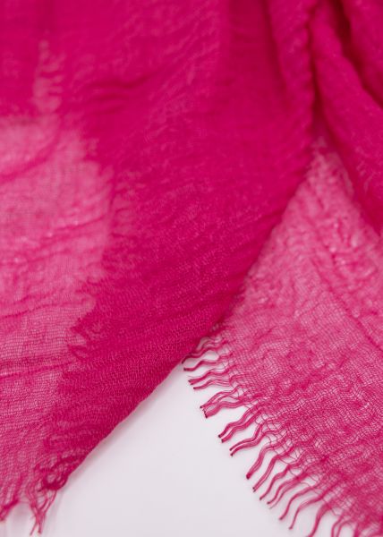 Musselin Schal, pink