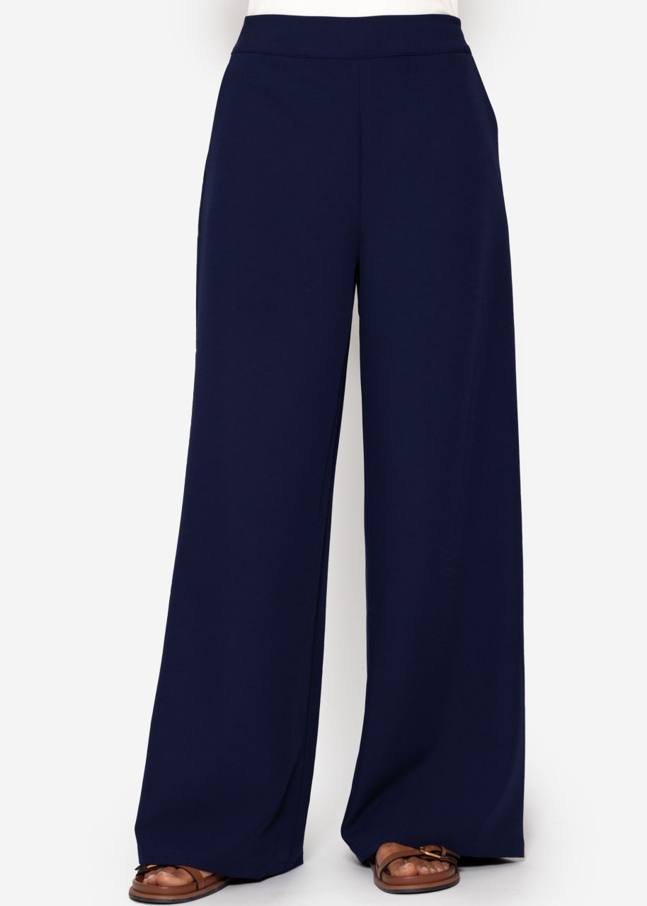 Leichte Stoffhose - dunkelblau