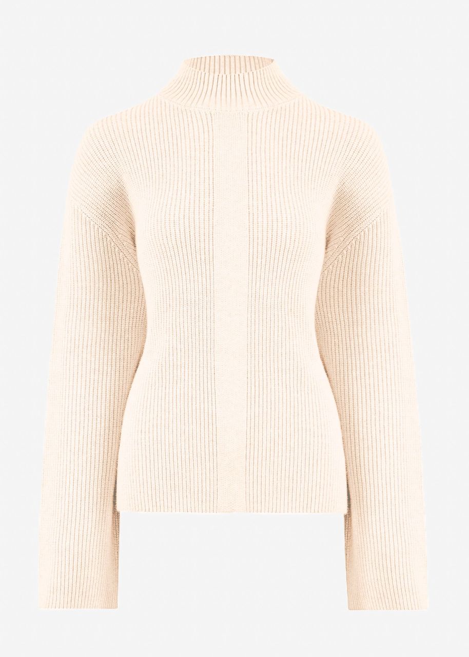 Turtleneck Pullover - offwhite