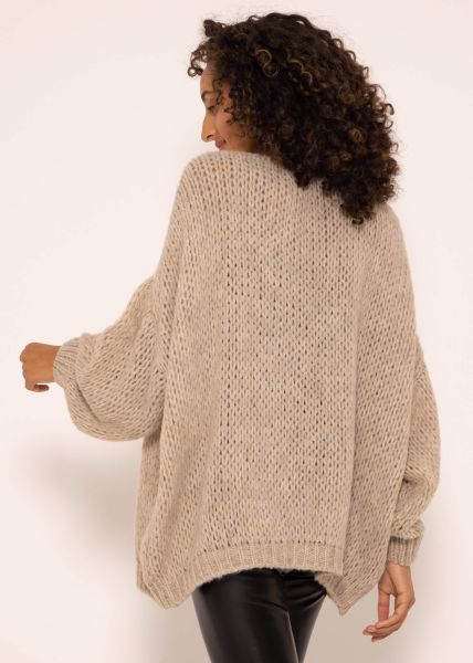 Oversize Cardigan - beige