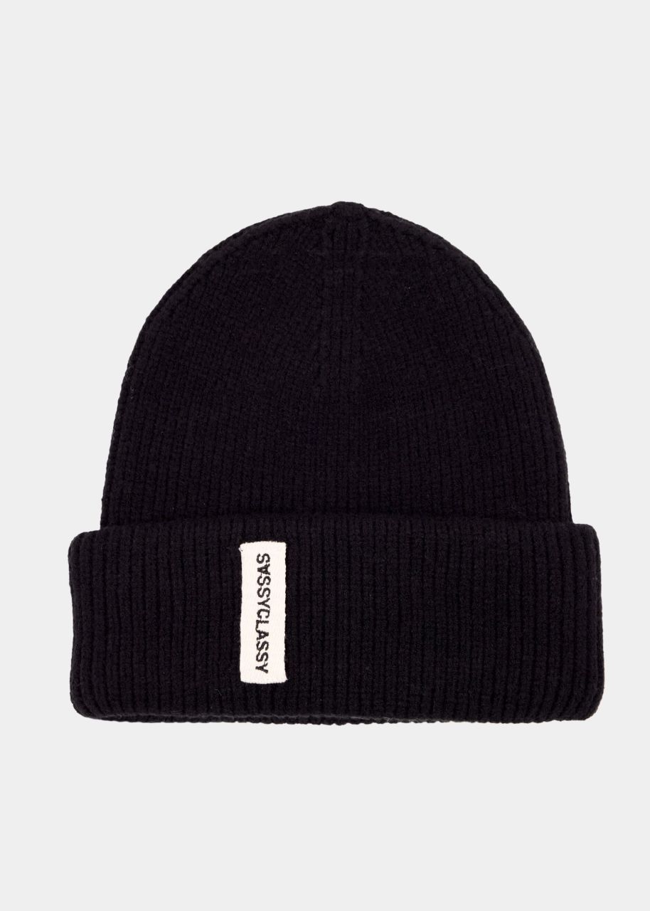 SASSYCLASSY Beanie - schwarz