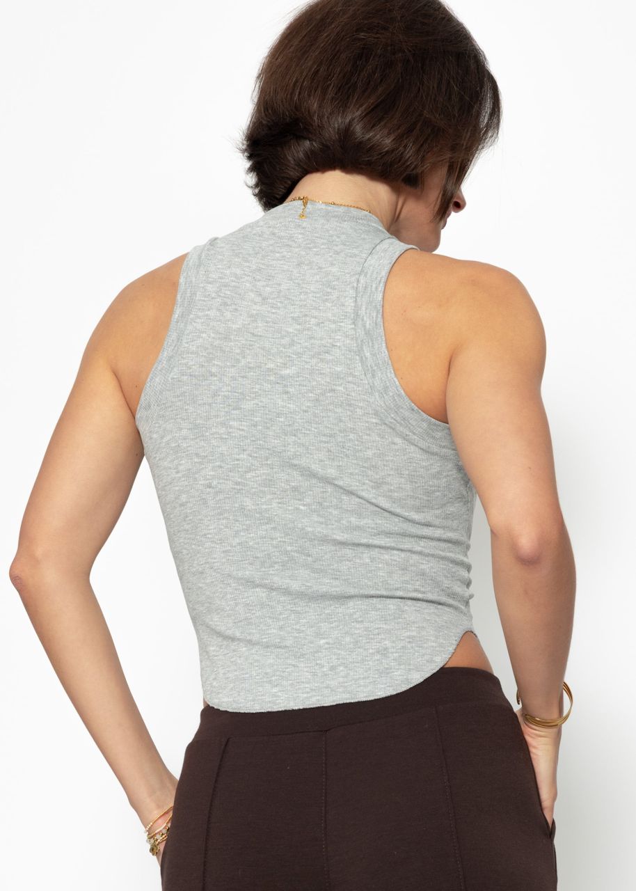 Jersey Top - grau