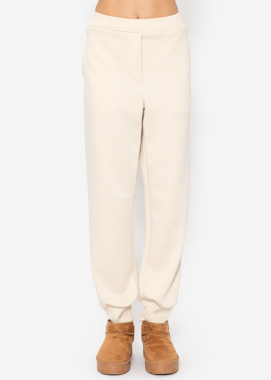 Softe Jogginghose - offwhite