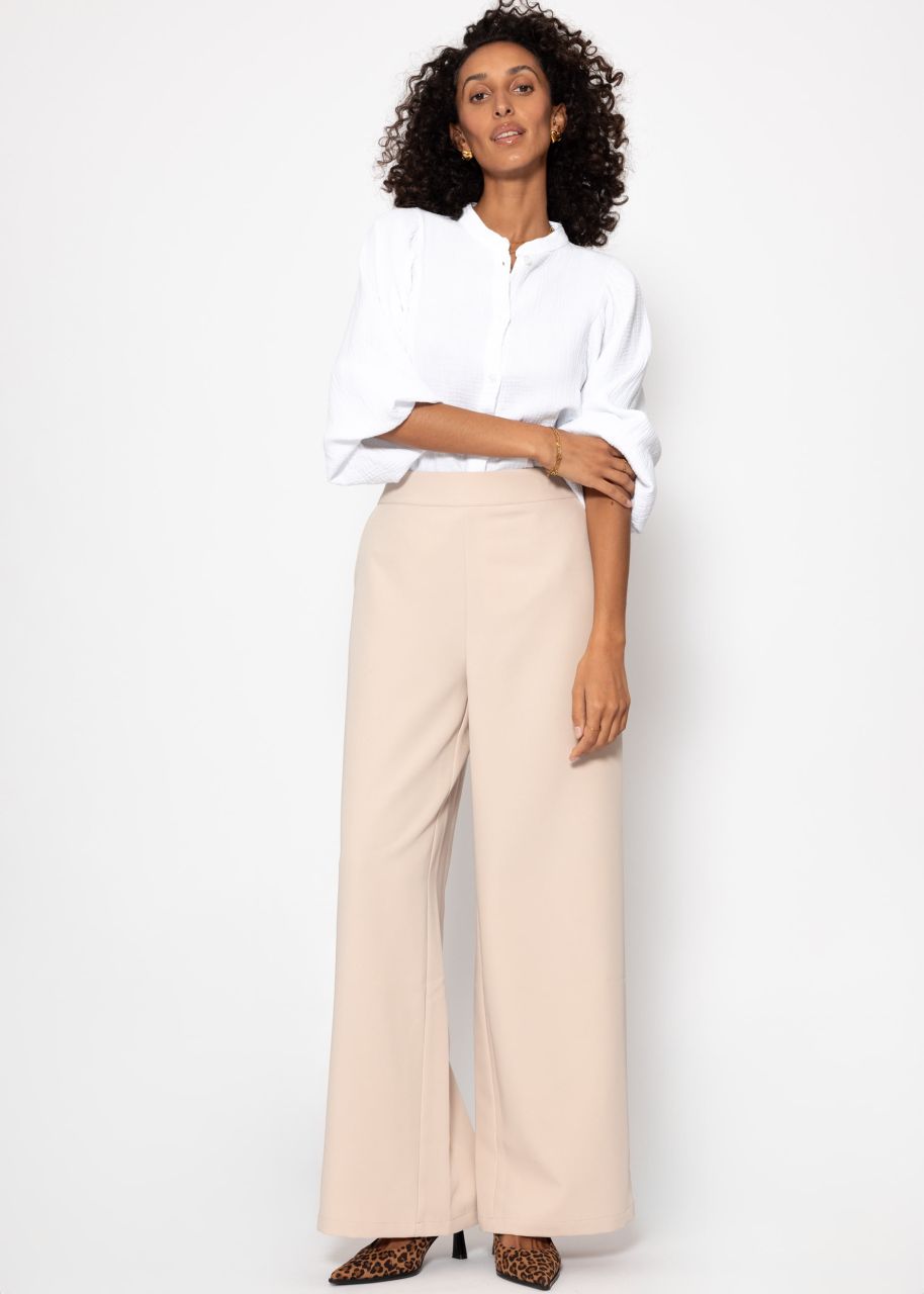 Leichte Stoffhose - beige