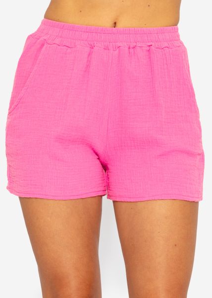 Musselin Shorts, pink