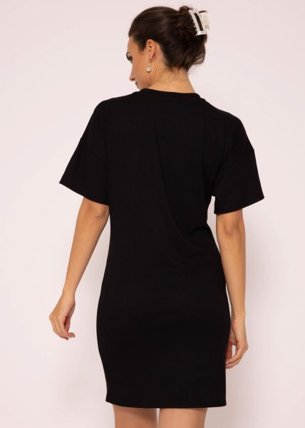 T-Shirt Kleid, schwarz