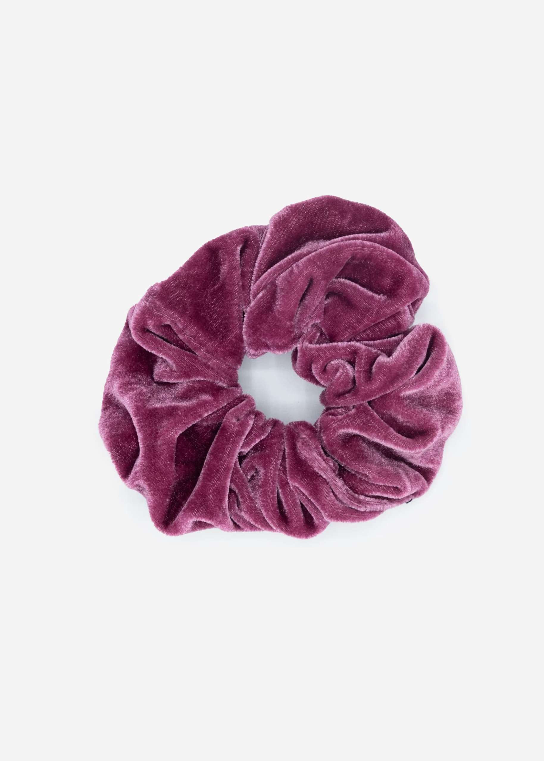 Scrunchie aus Velvet, dunkelrosa