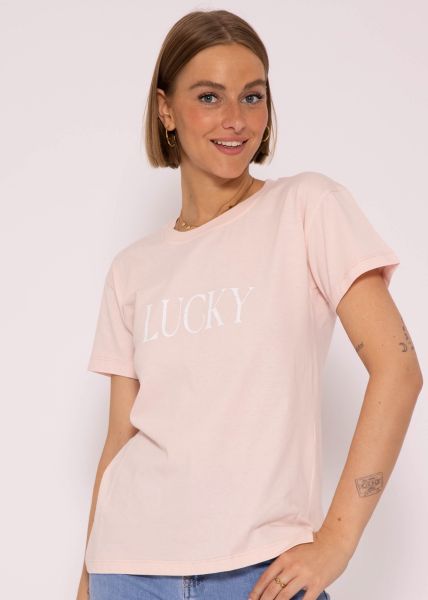 T-Shirt LUCKY, rosa