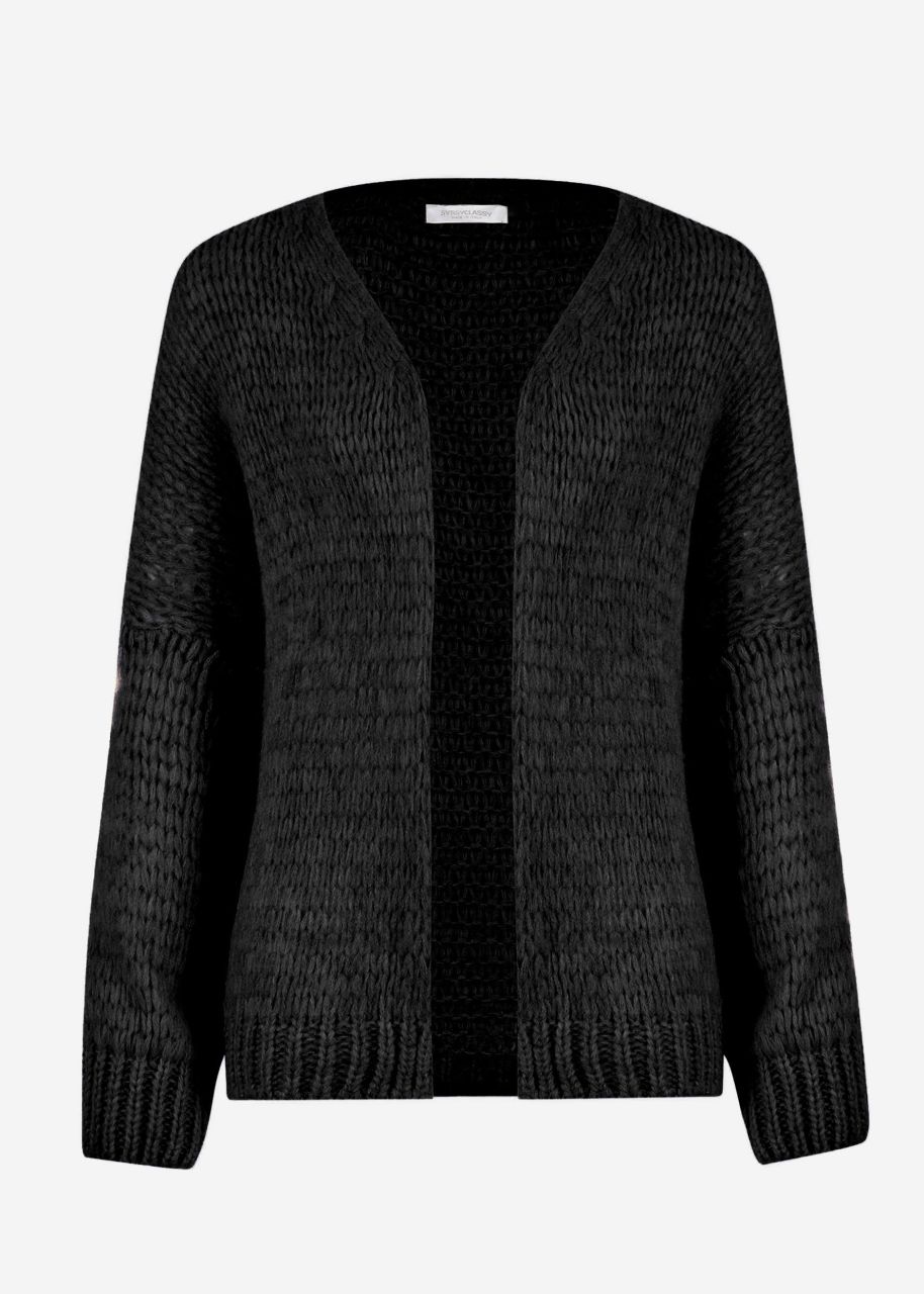 Oversize Cardigan - schwarz