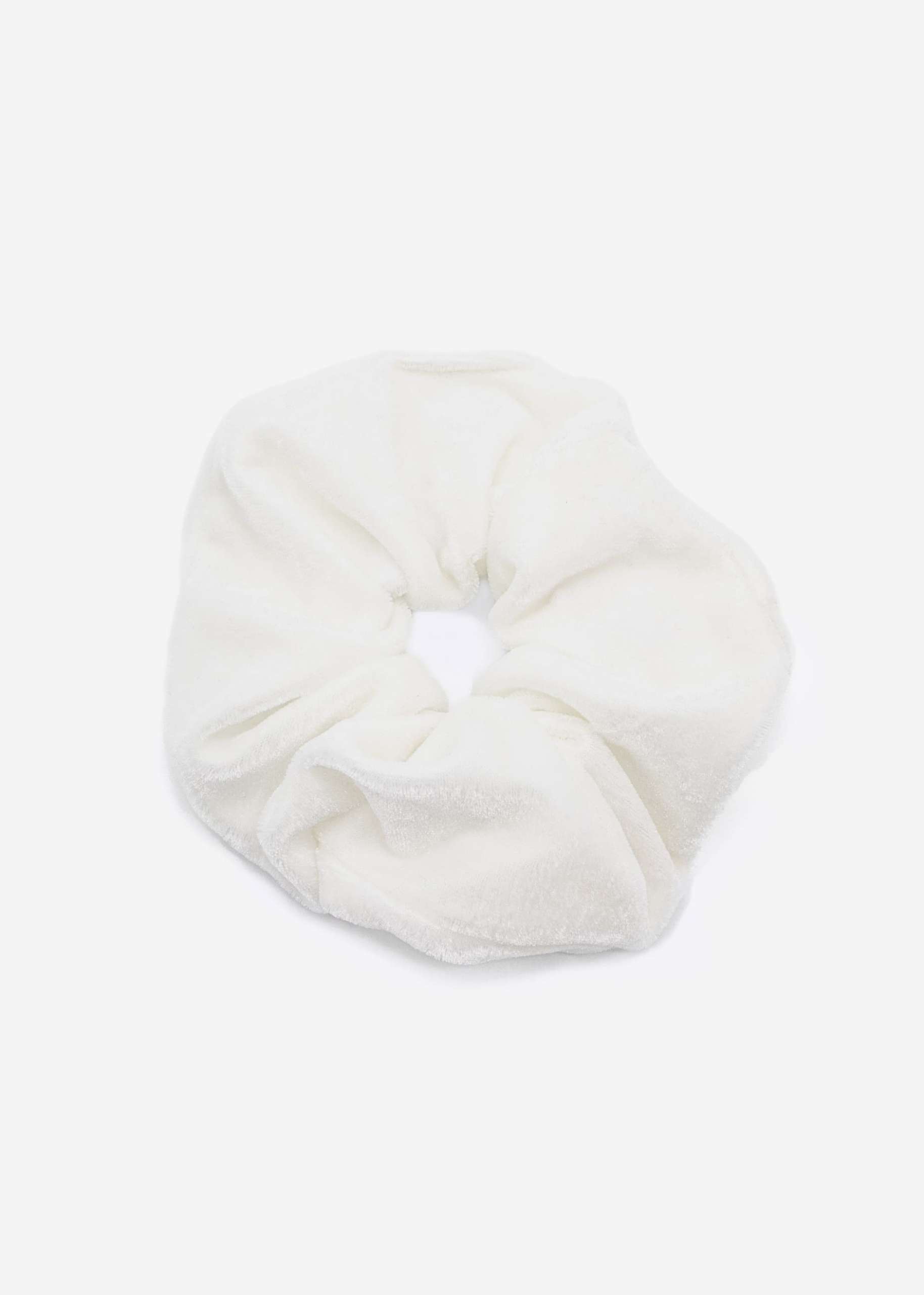 Scrunchie aus Velvet, offwhite