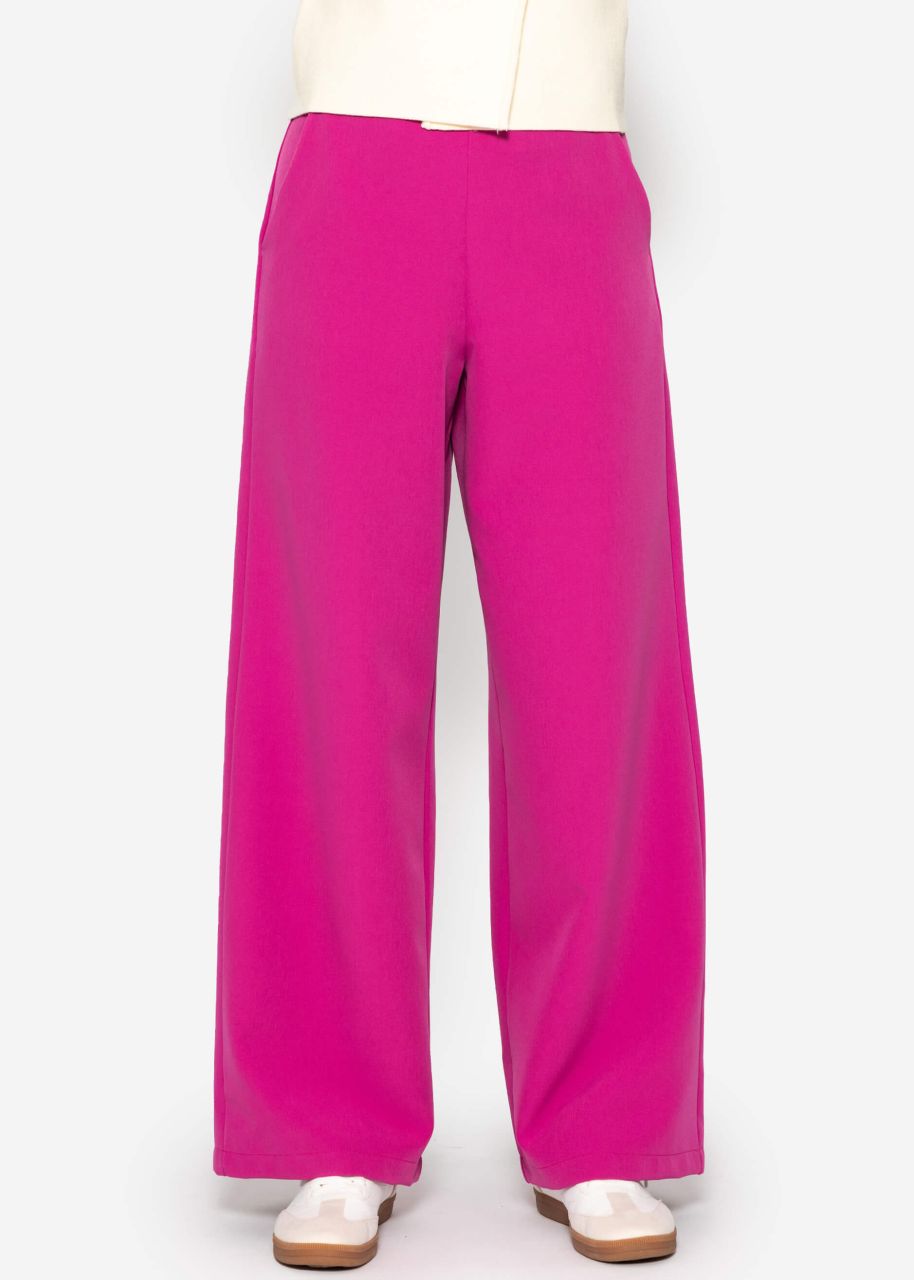 Stoffhose Highwaist - pink