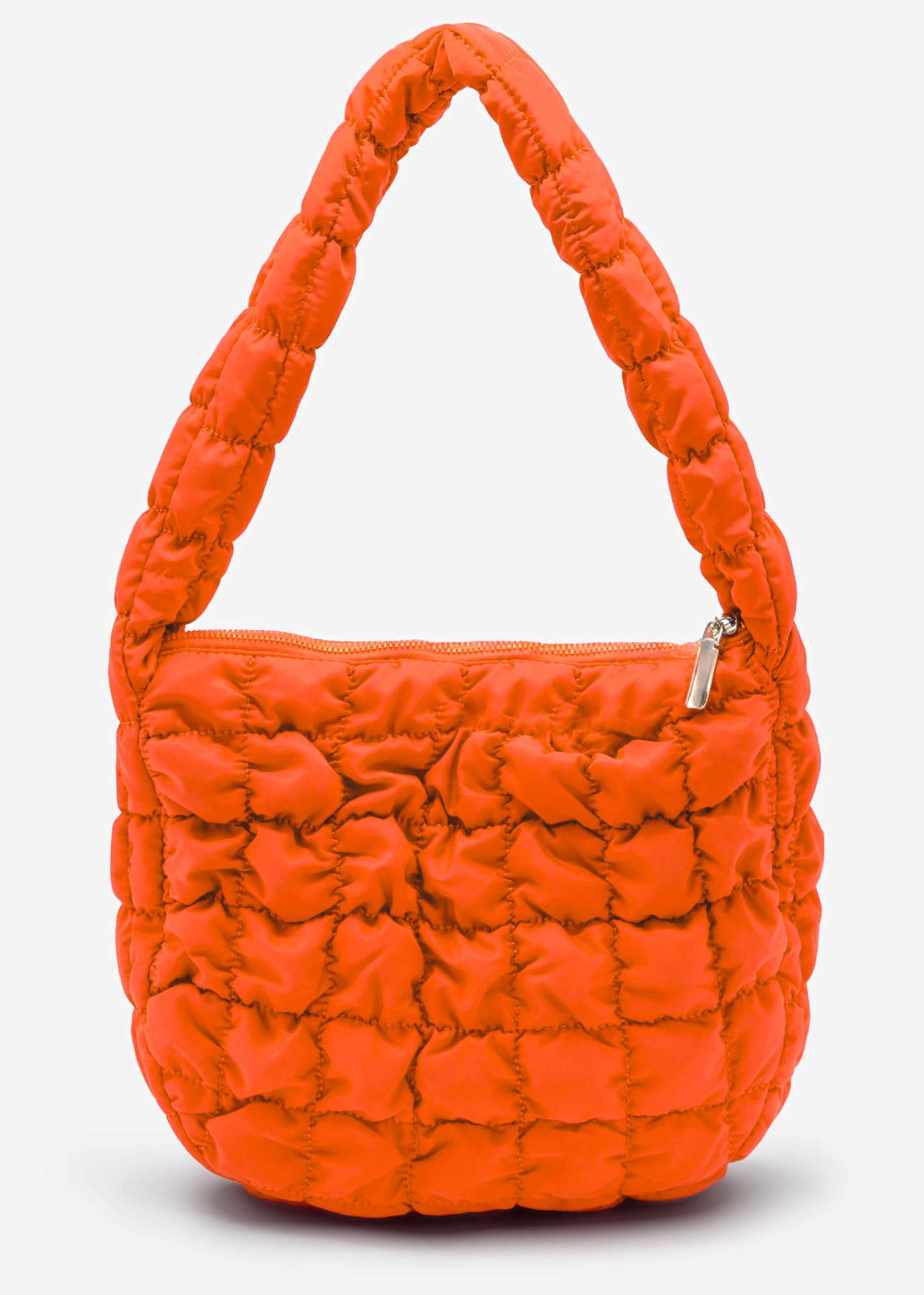 Gesteppte Tasche - orange