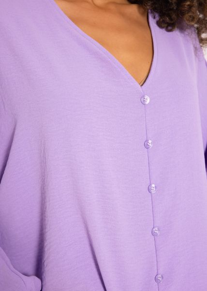 Fliessendes oversize Top, flieder