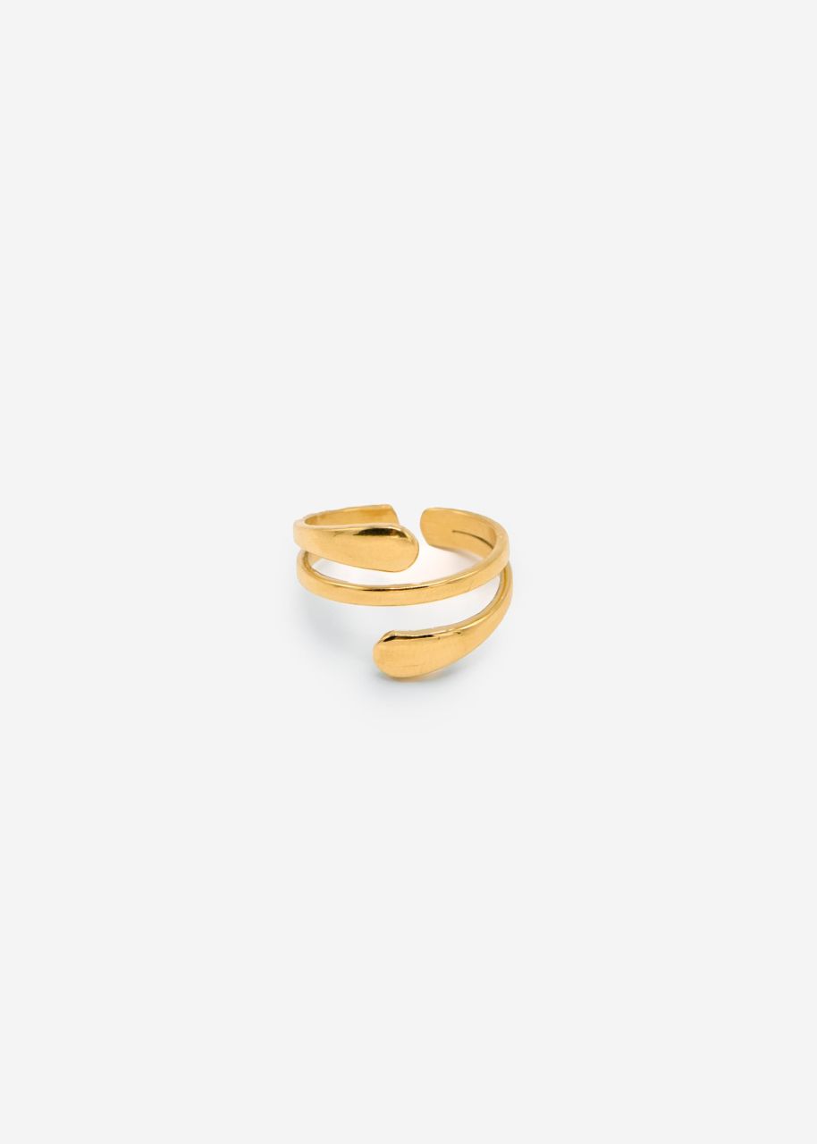 Ring in Wickel Design - gold
