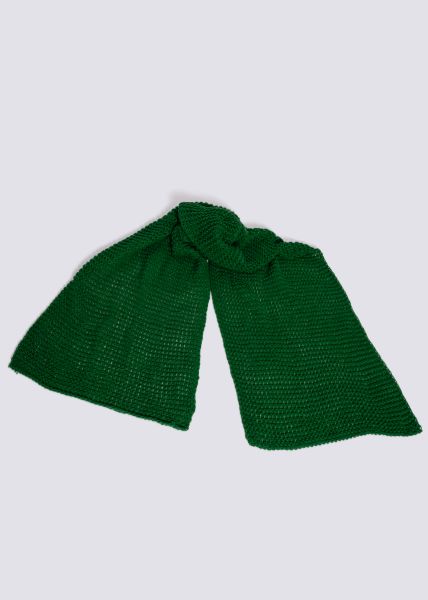 Strick-Schal, grün
