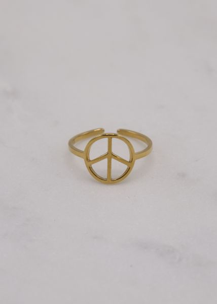 Peace-Ring, gold