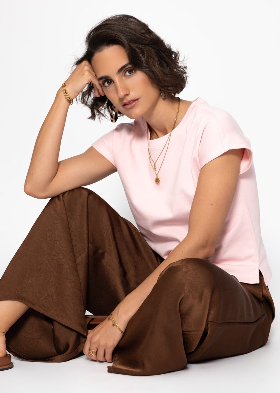 Sweatshirt mit Rückendetail - rosa