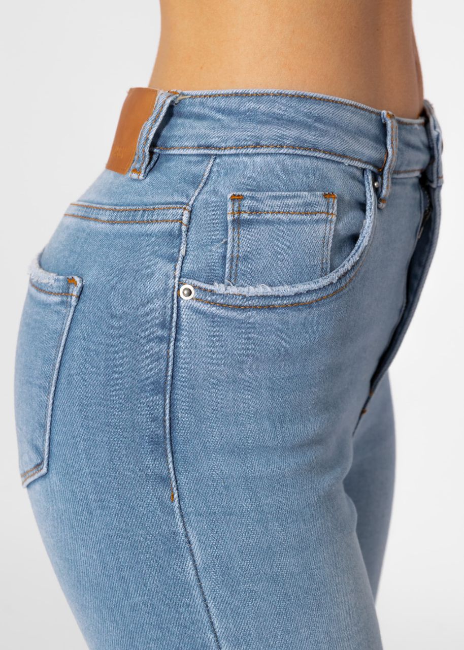 Highwaist Skinny Jeans - hellblau