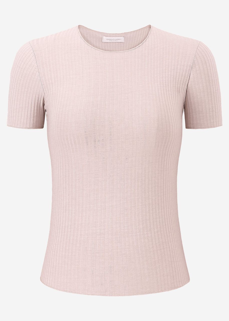 Crop-Shirt, rosa