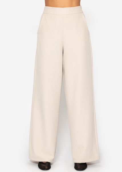 Stoffhose Highwaist - beige