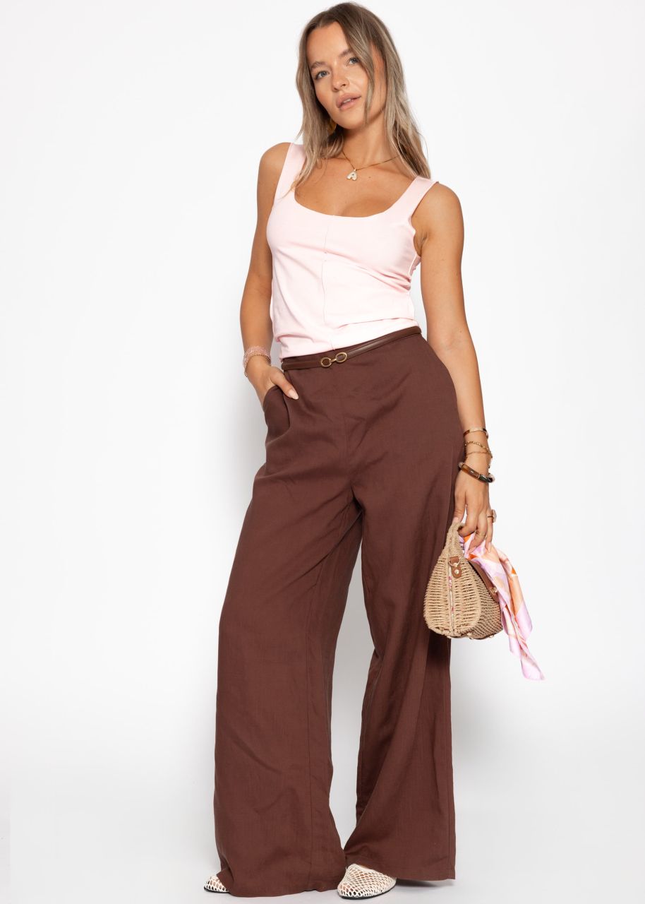 Top mit Ziernaht - rosa