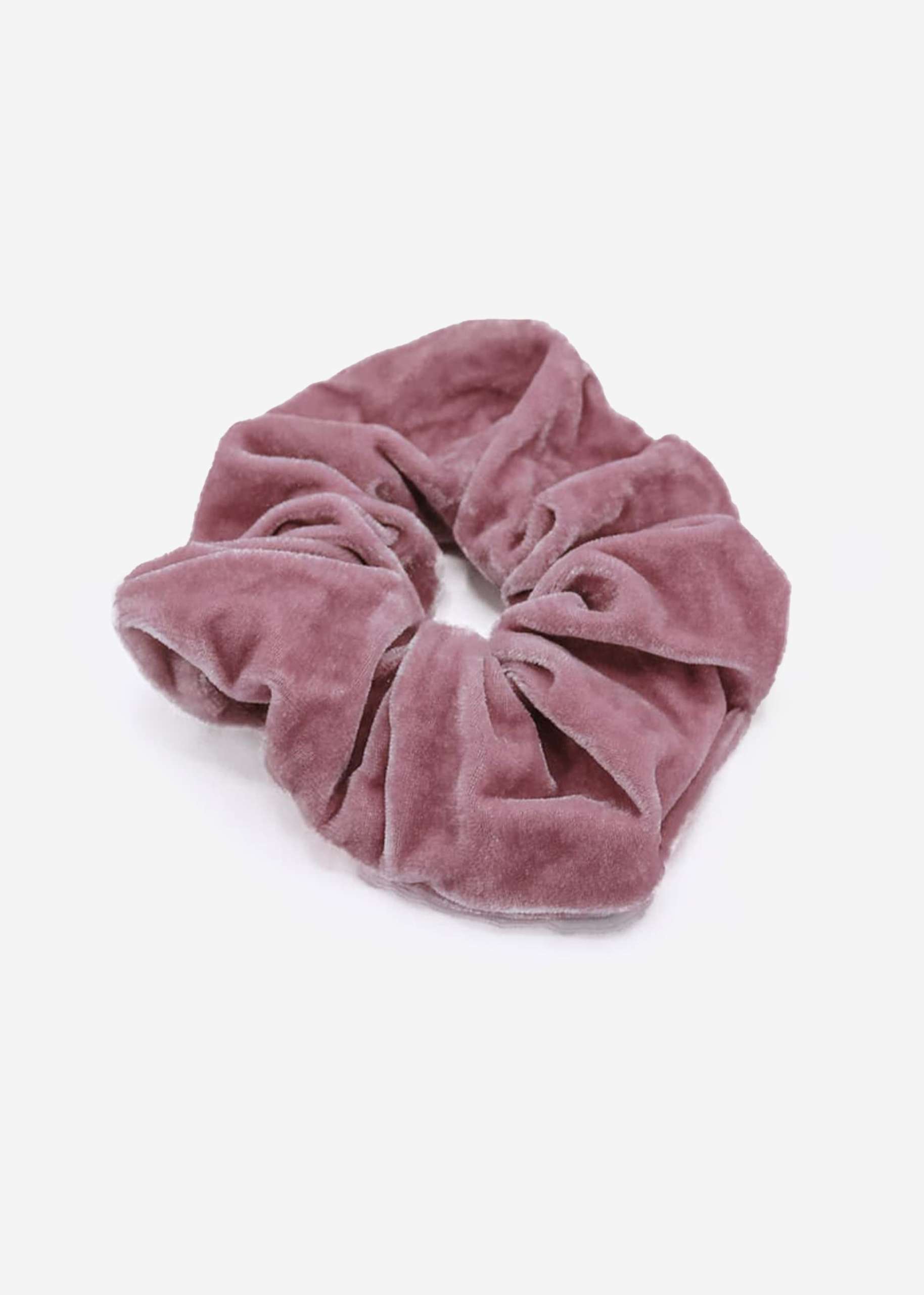 Scrunchie aus Velvet, altrosa