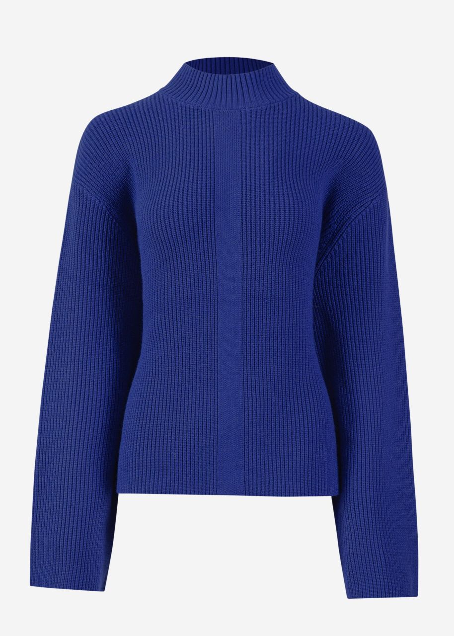 Turtleneck Pullover - royalblau