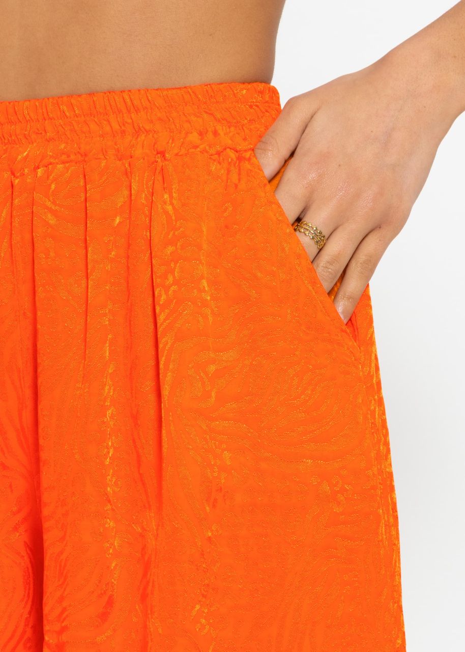Jacquard Shorts - orange
