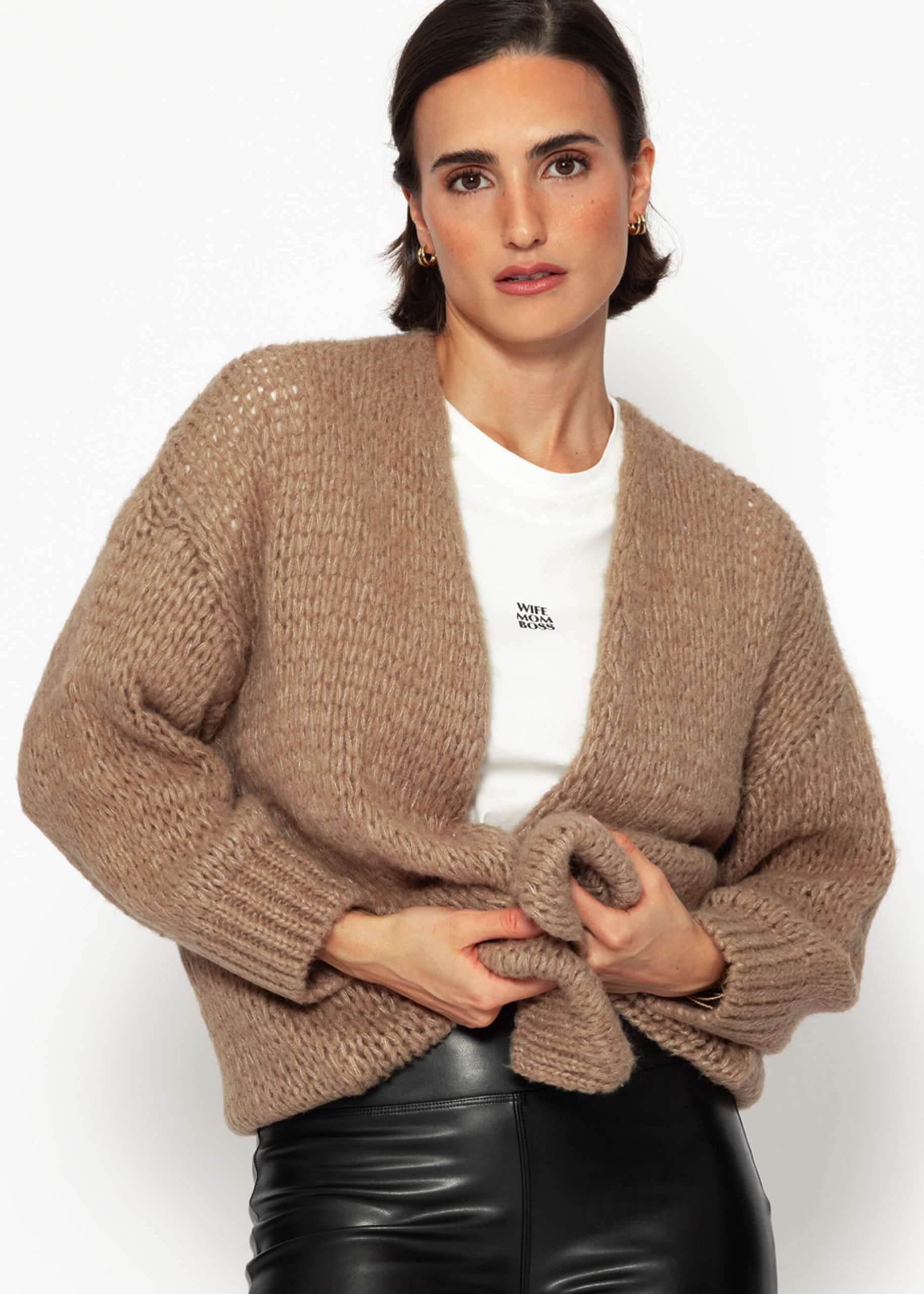 Oversize Cardigan - braun