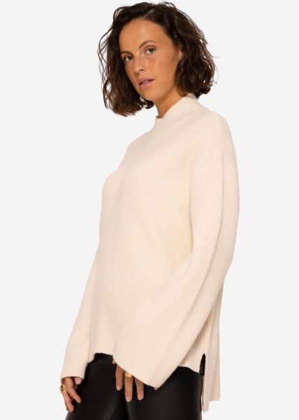 Turtleneck Pullover - offwhite