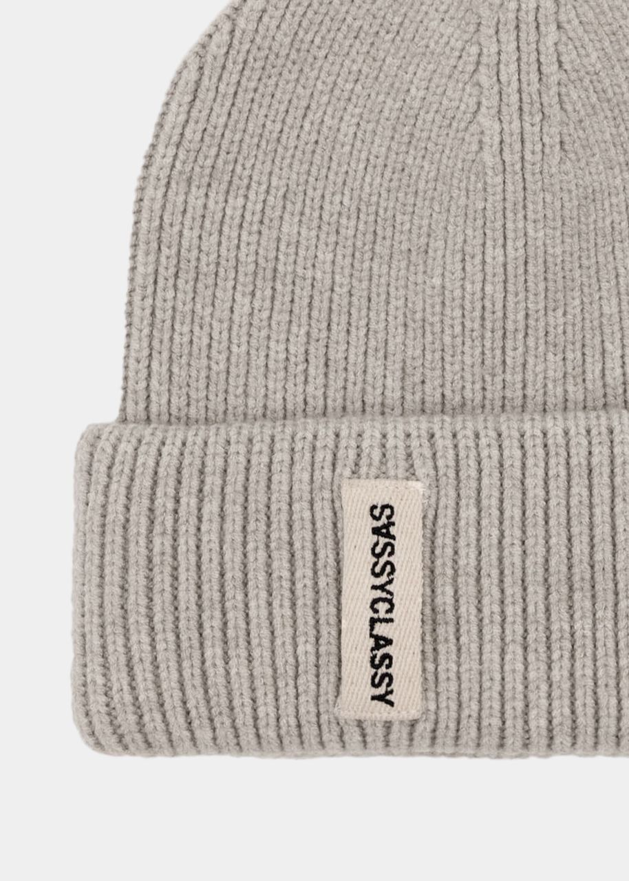 SASSYCLASSY Beanie - grau