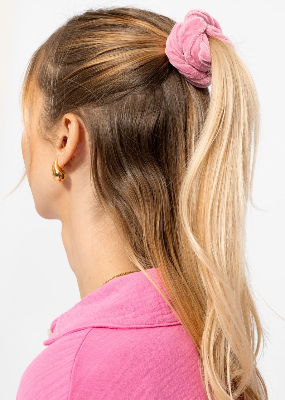 Scrunchie aus Velvet - rosa