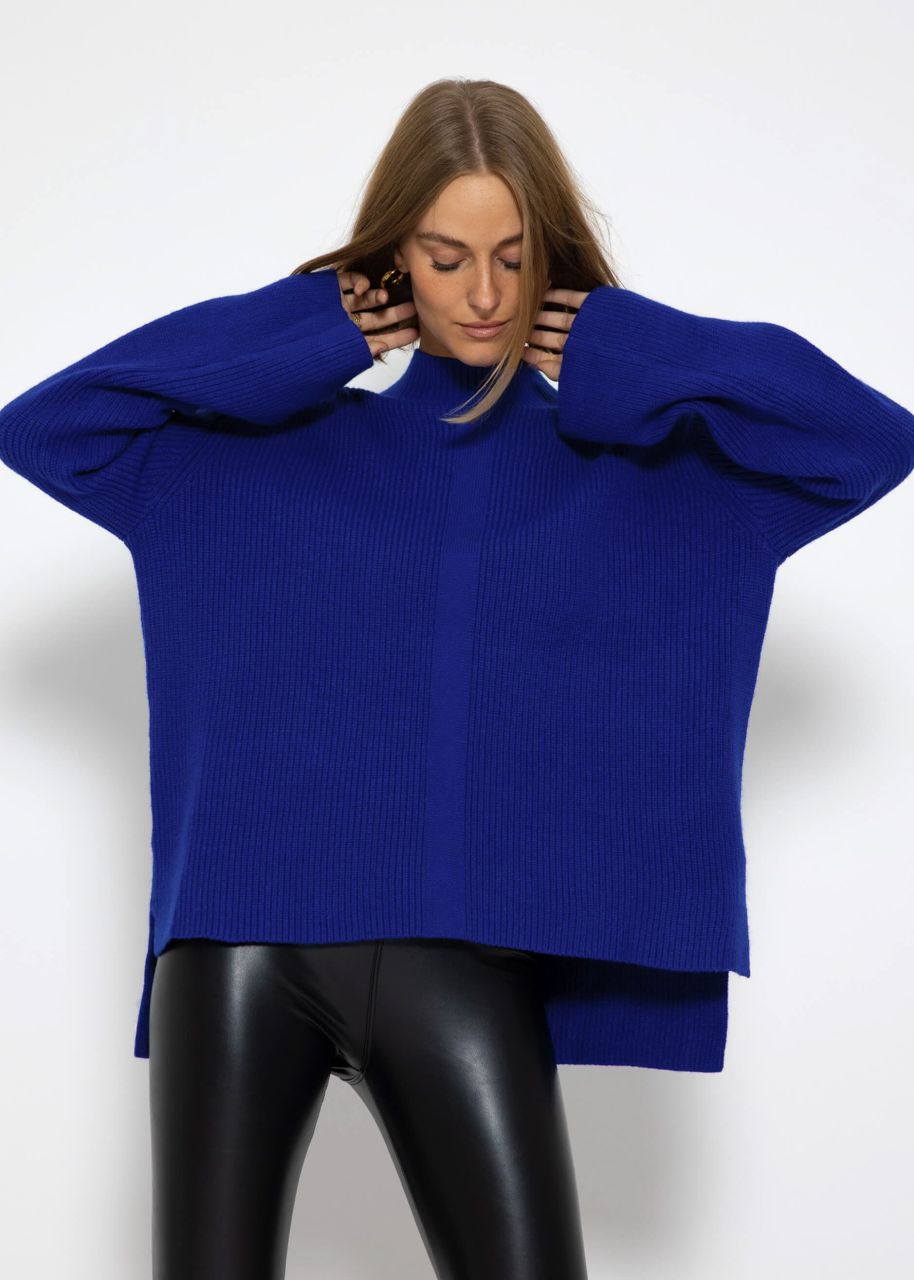 Turtleneck Pullover - royalblau