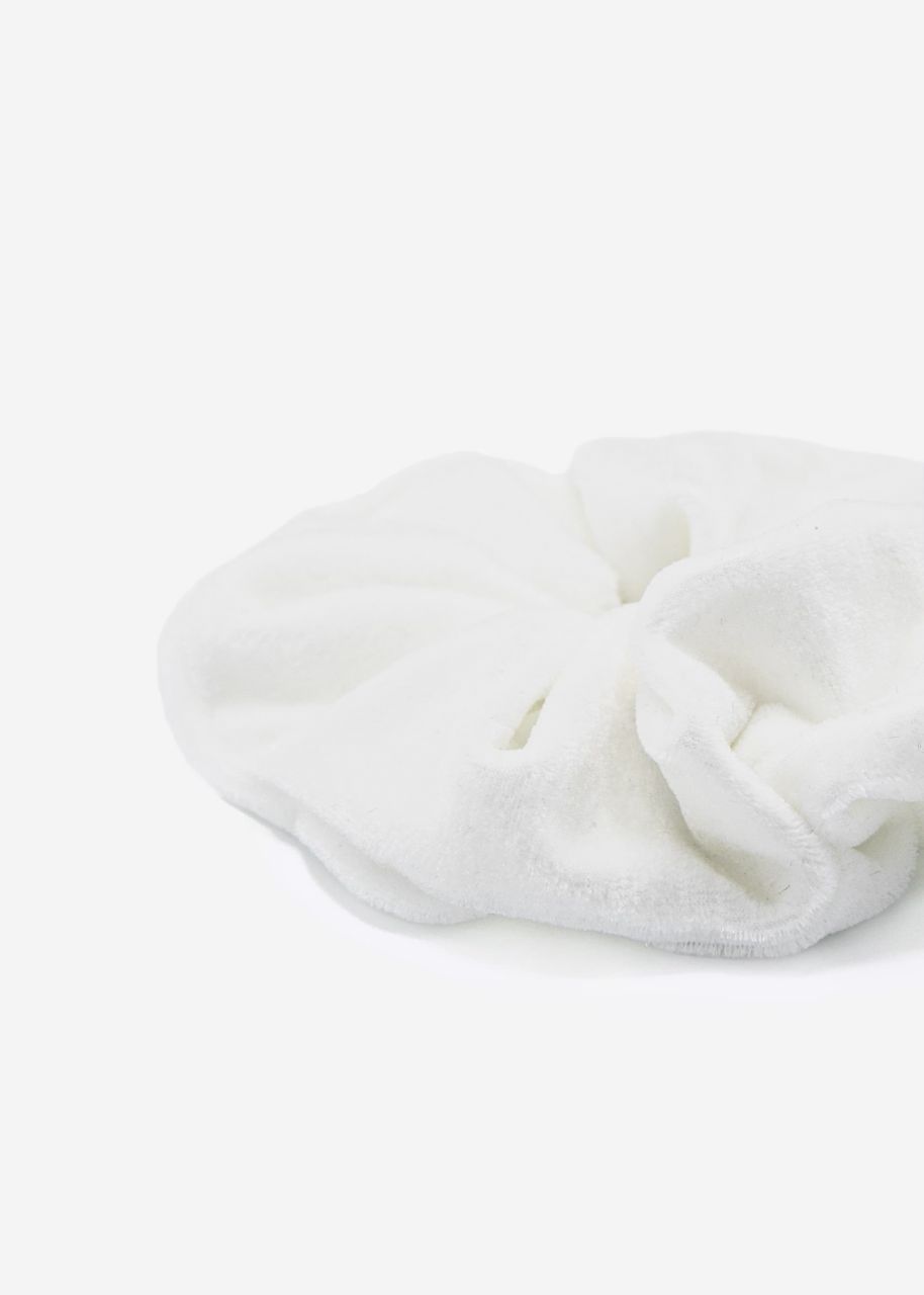 Scrunchie aus Velvet, offwhite