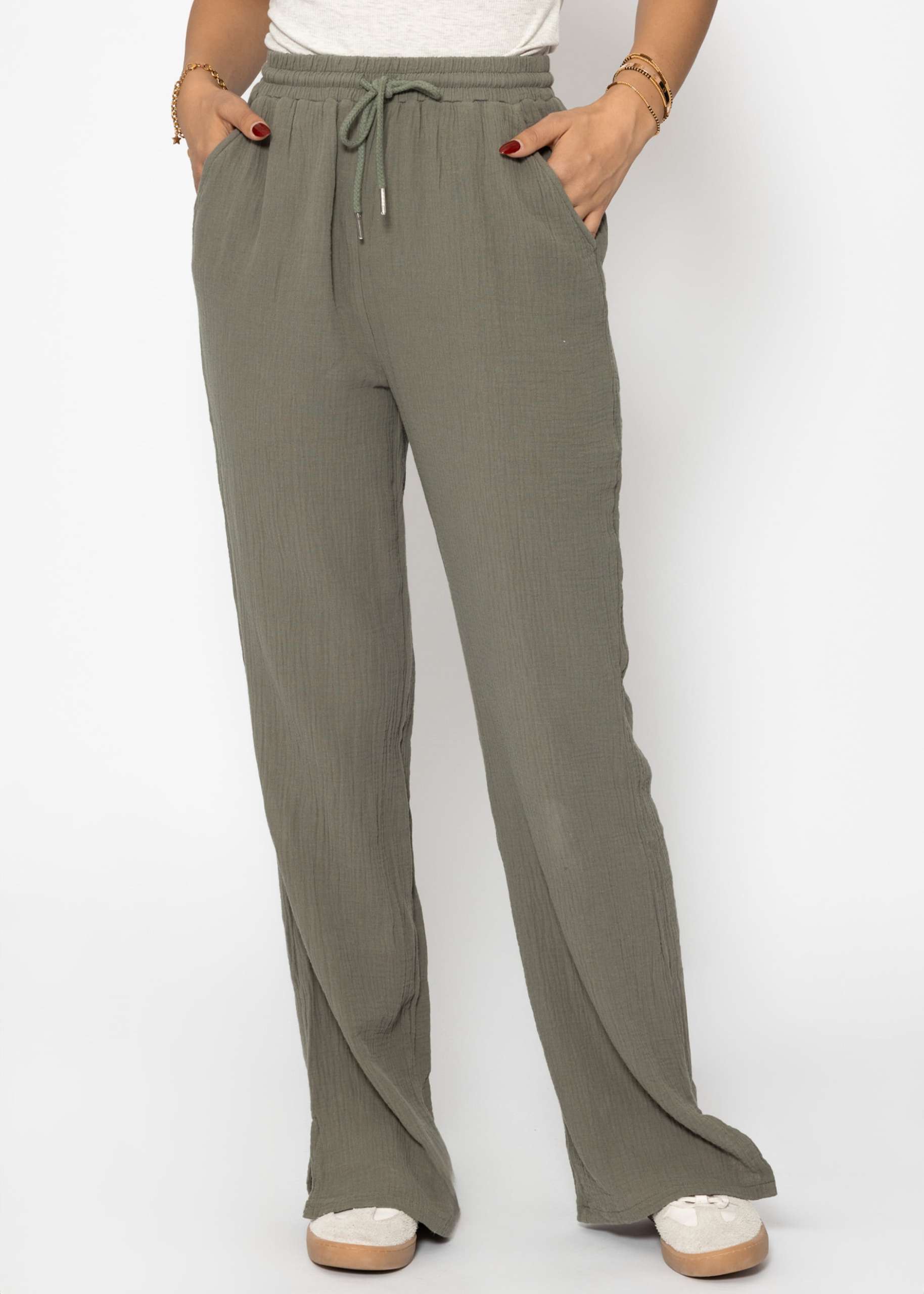 Musselin Pants, khaki