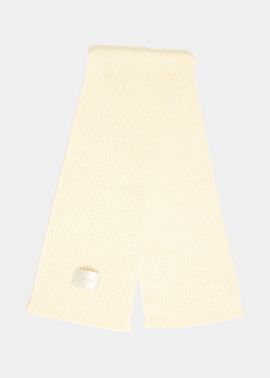 Gerippter Strickschal - offwhite