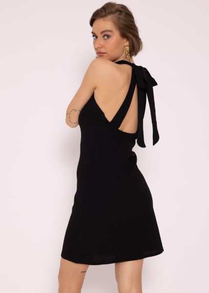 Kleid mit Rückenausschnitt, schwarz