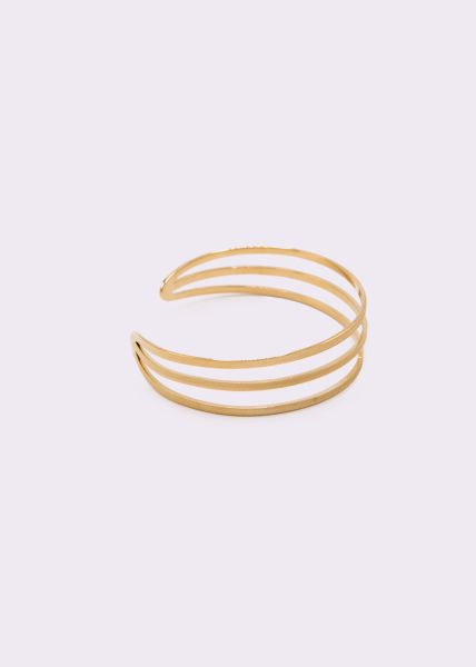 Dreigliedriges Armband, gold