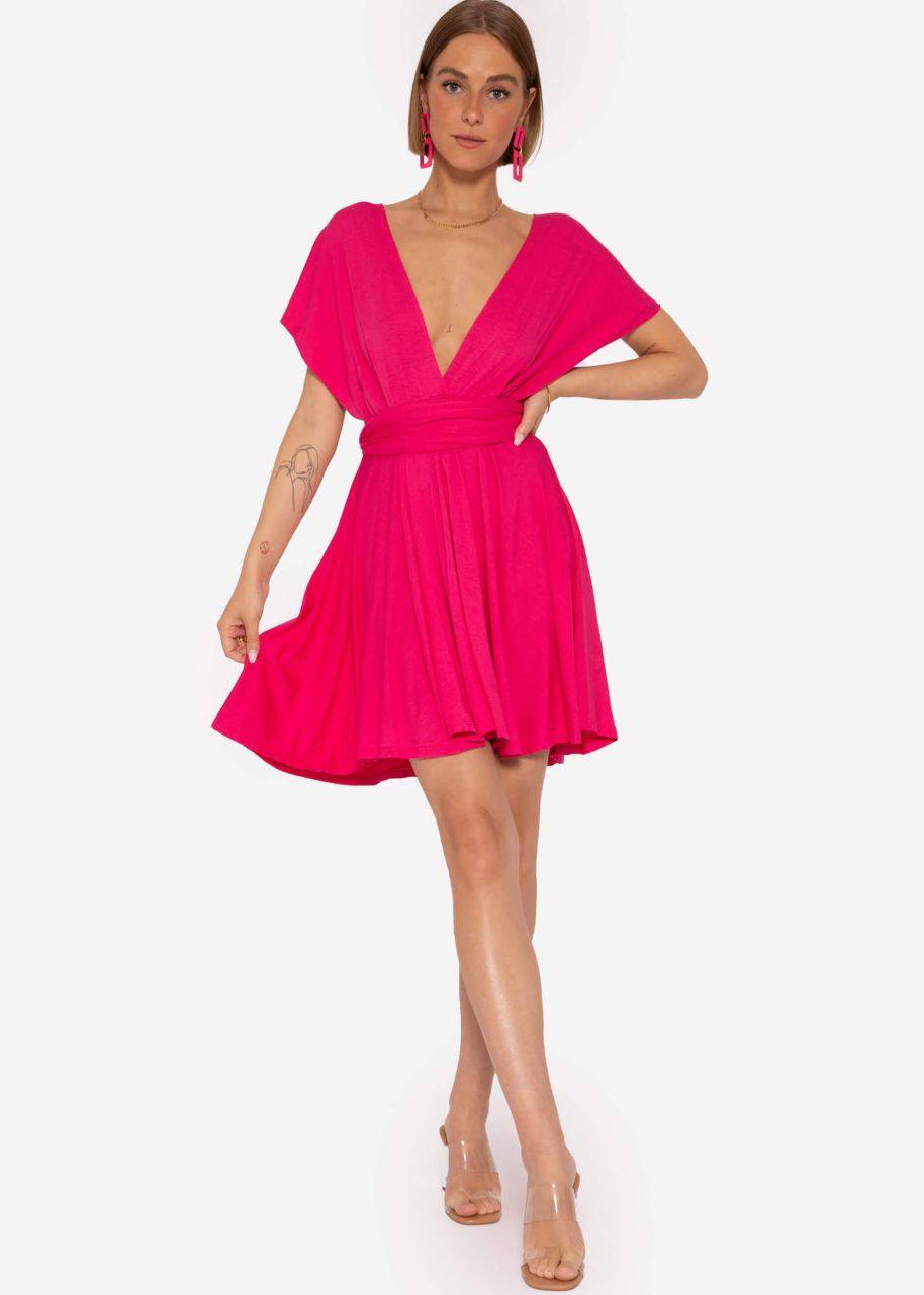 Multiway-Kleid, himbeerrot