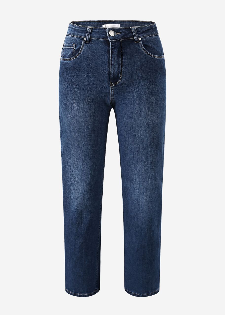 Ausgestellte Jeans - blau