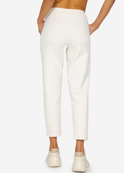 Jersey Chinos, offwhite