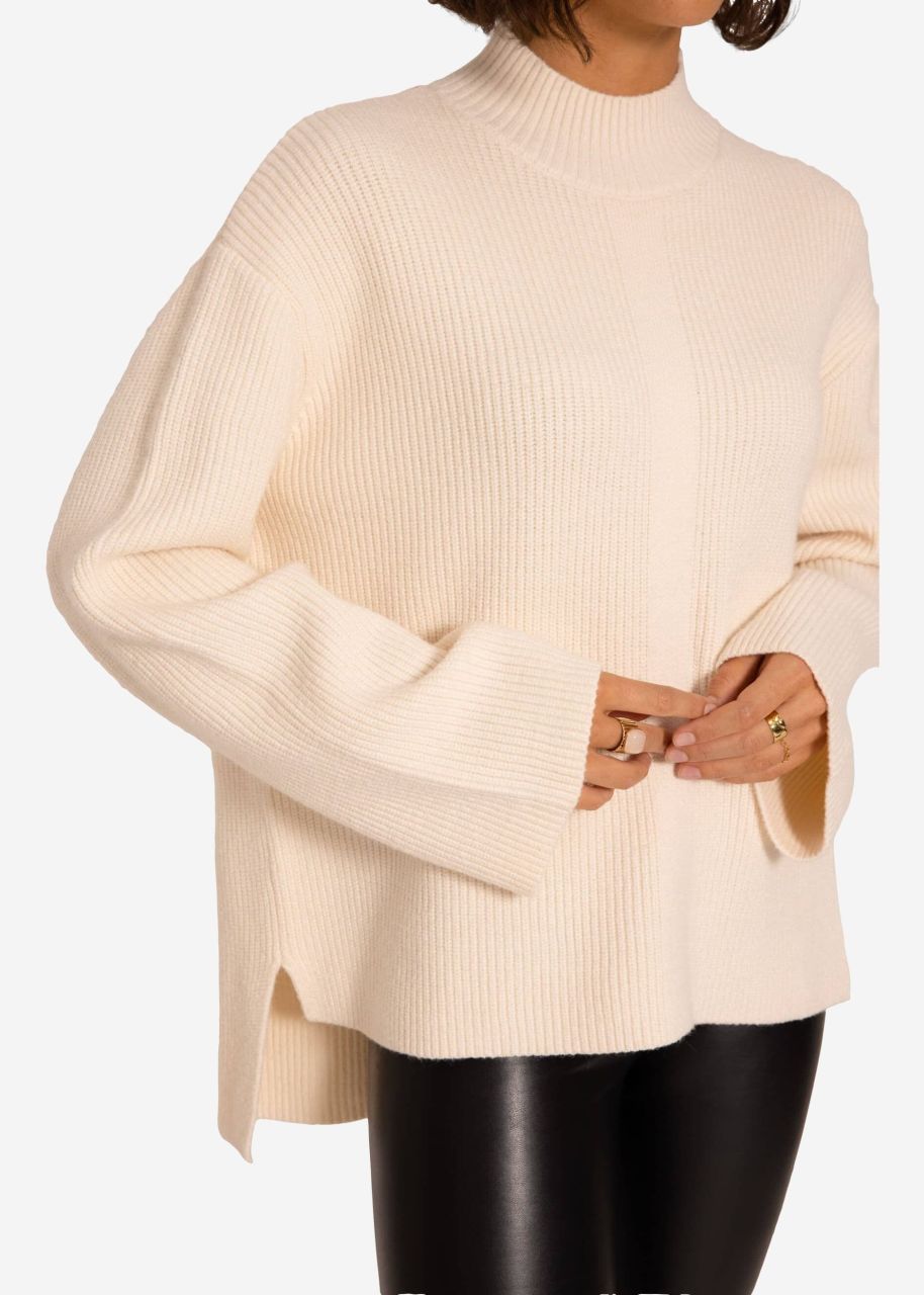 Turtleneck Pullover - offwhite