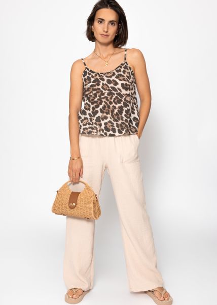 Musselin Hose - beige