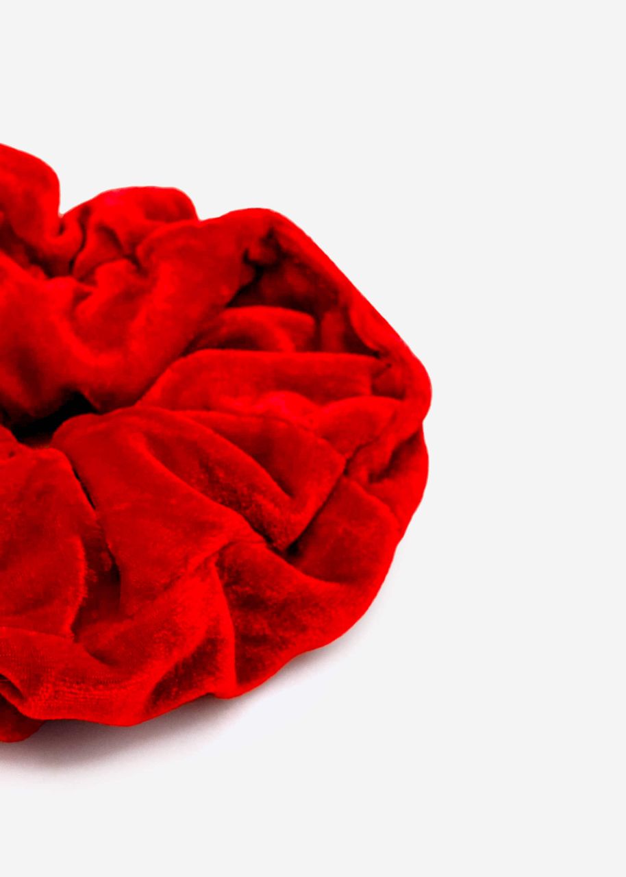 Scrunchie aus Velvet, rot