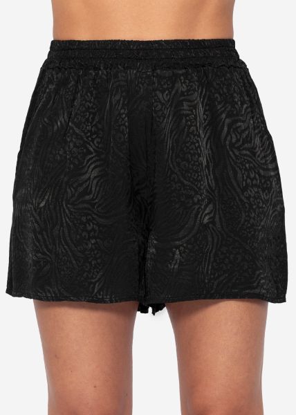 Jacquard Shorts - schwarz