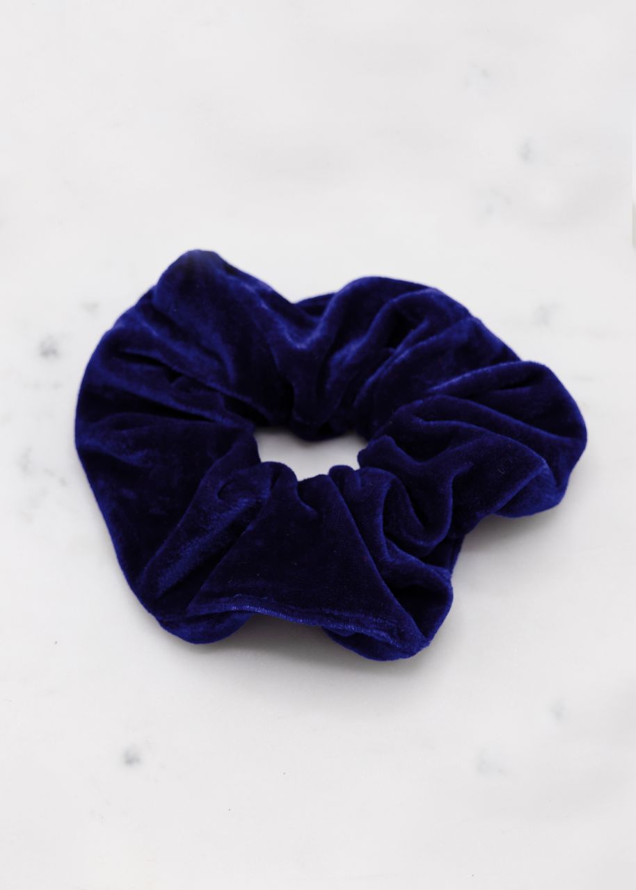 Scrunchie aus Velvet, royalblau
