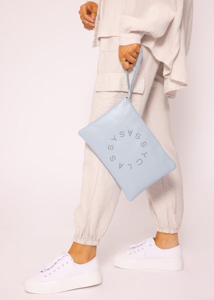 SASSYCLASSY Beauty Bag, hellblau