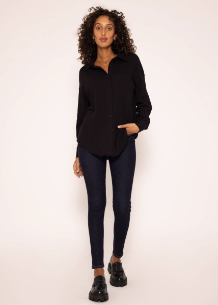 Stretchy Mid Waist Push Up Jeans - dunkelblau