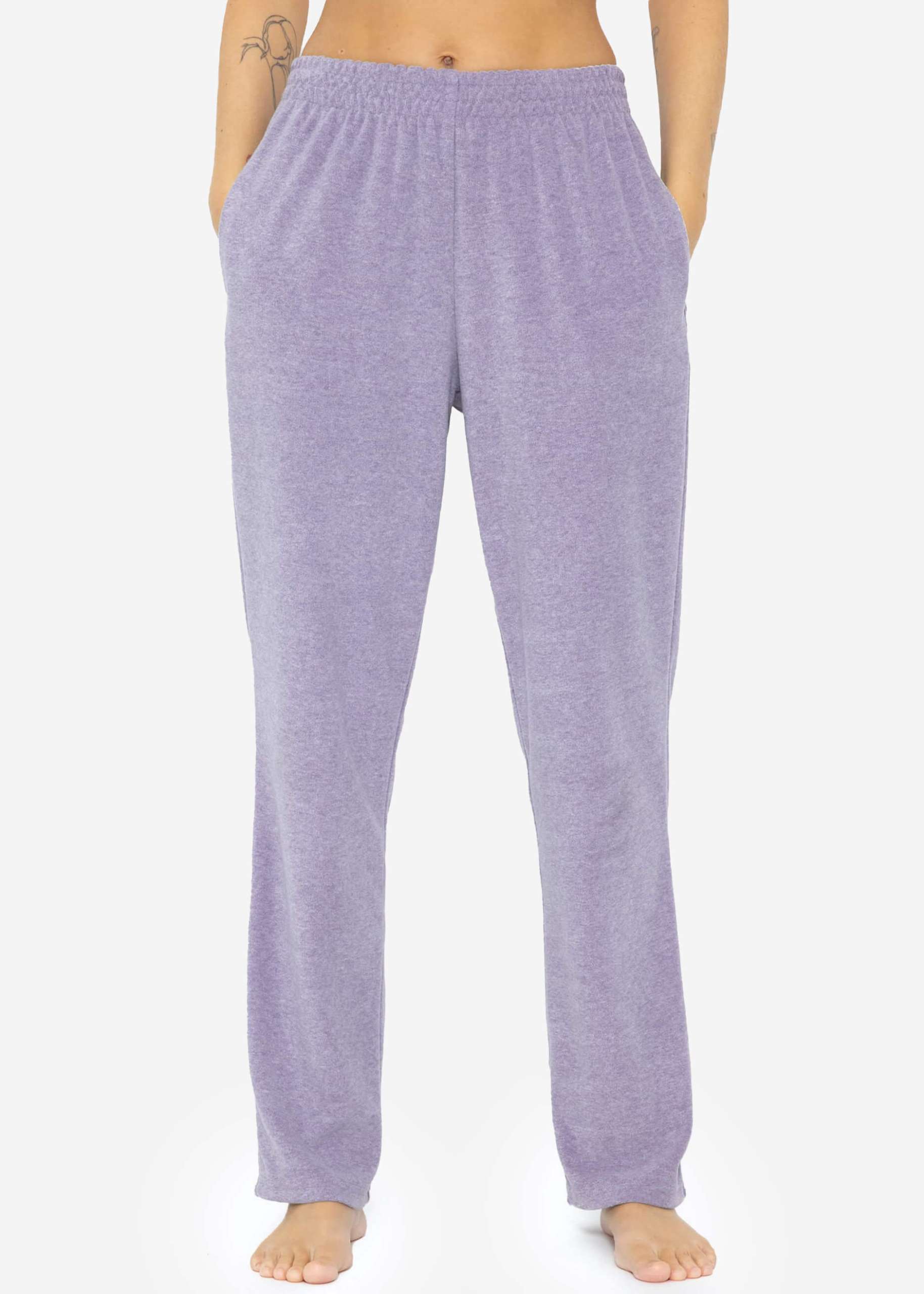 Frottee Pants - lila